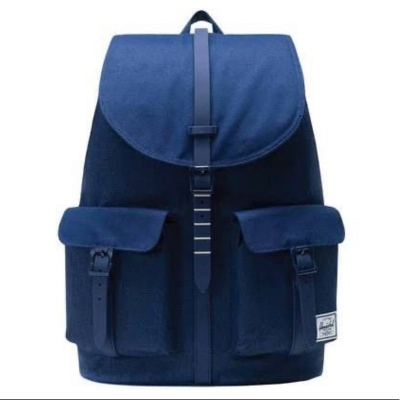 New Herschel Supply Co. Dawson Backpack Navy Blue - Picture 2 of 4